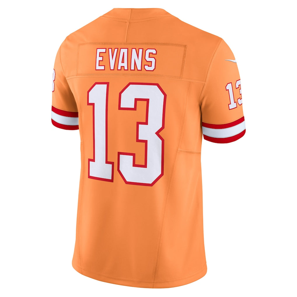 TB.Buccaneers #13 Mike Evans Orange Vapor F.U.S.E. Limited Jersey