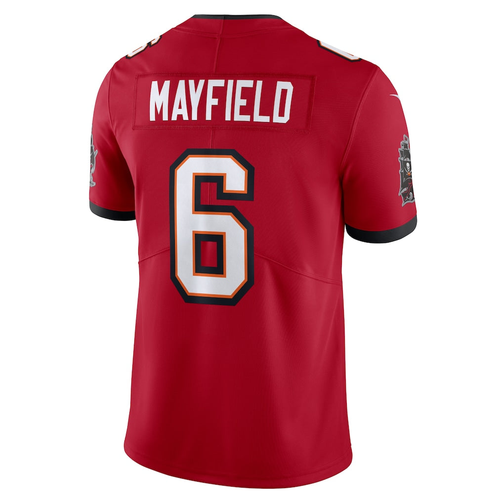 TB.Buccaneers #6 Baker Mayfield Red Vapor F.U.S.E. Limited Jersey