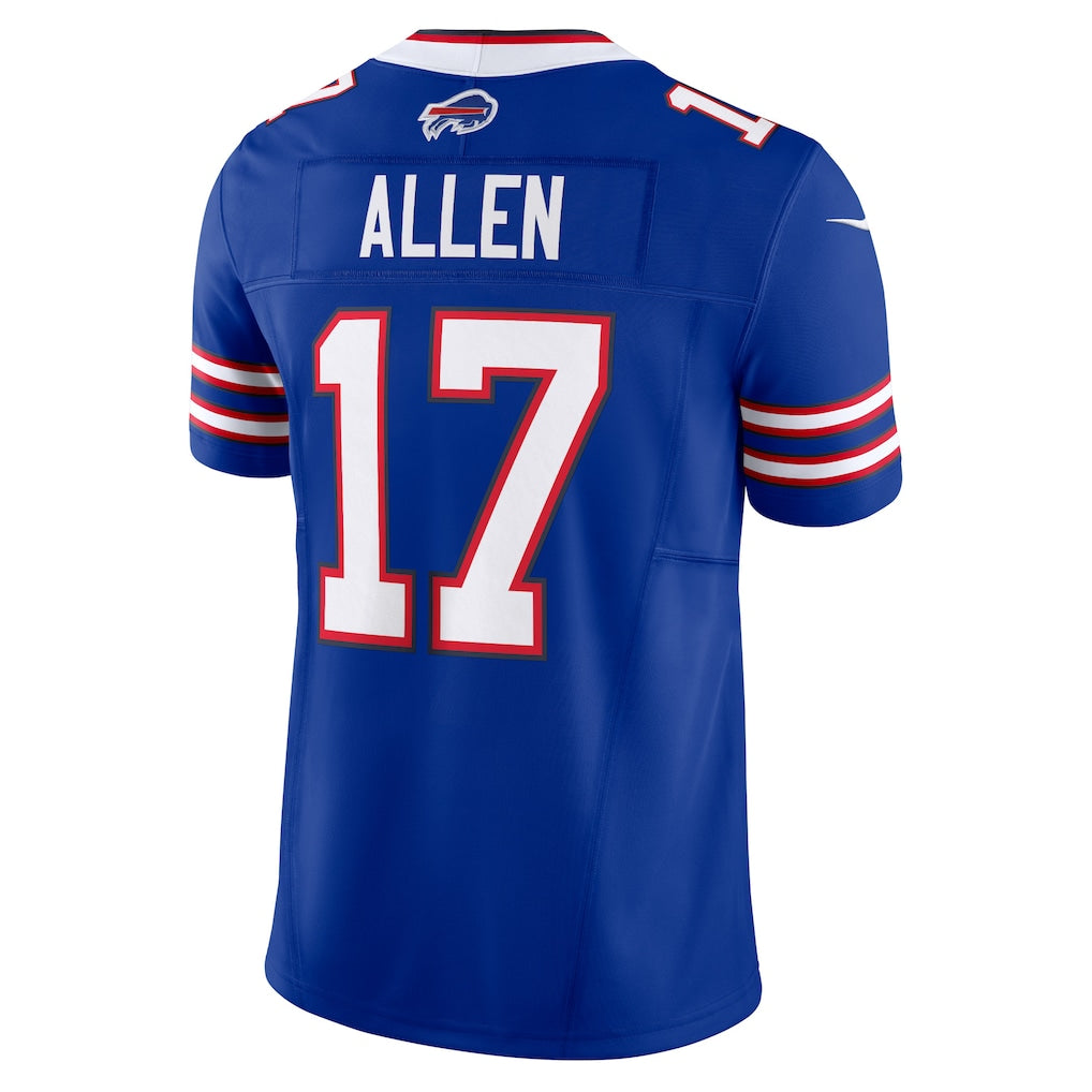 B.Bills #17 Josh Allen Royal Vapor F.U.S.E. Limited Jersey