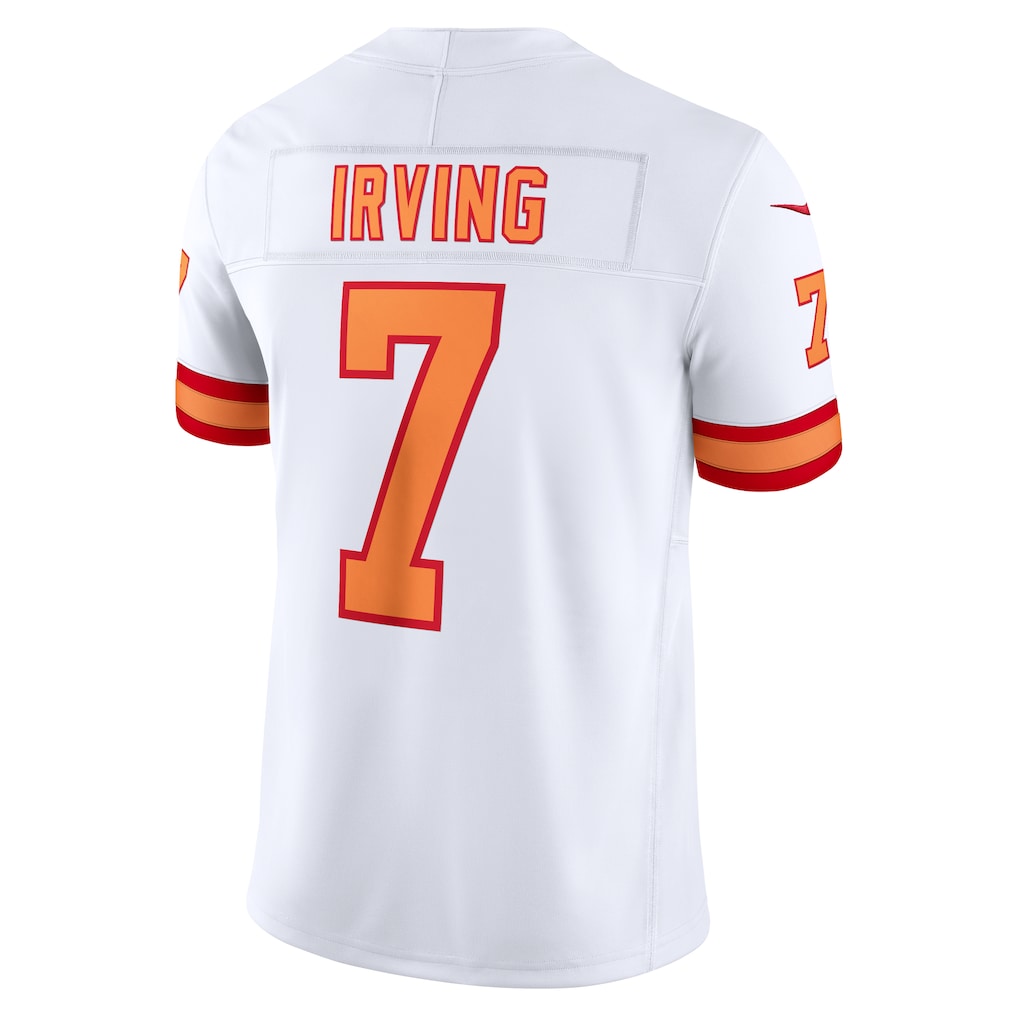 TB.Buccaneers #7 Bucky Irving White Vapor F.U.S.E. Limited Jersey