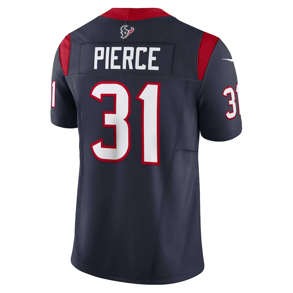 H.Texans #31 Dameon Pierce Navy Vapor F.U.S.E. Limited Jersey