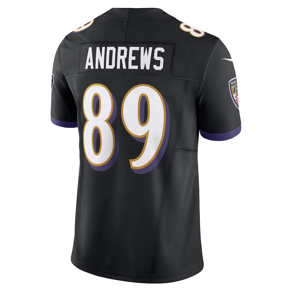 B.Ravens #89 Mark Andrews Black Vapor F.U.S.E. Limited Jersey