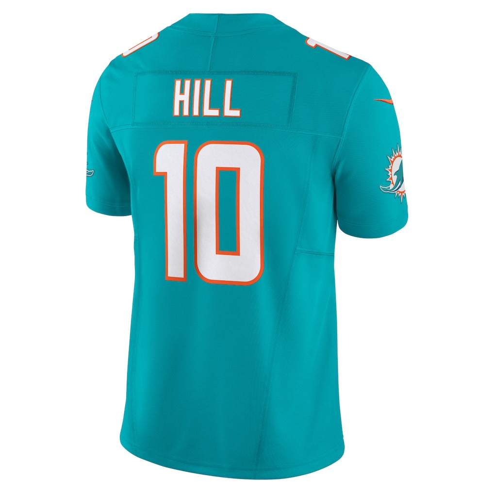M.Dolphins #10 Tyreek Hill Aqua Vapor F.U.S.E. Limited Jersey