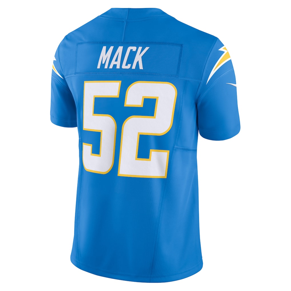 LA.Chargers #52 Khalil Mack Powder Blue Vapor F.U.S.E. Limited Jersey