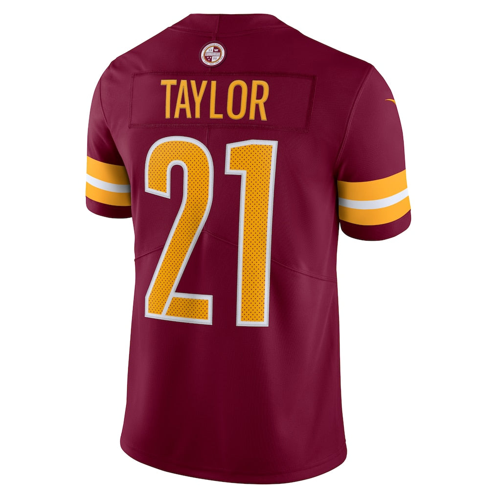W.Commanders #21 Sean Taylor Burgundy Vapor F.U.S.E. Limited Jersey