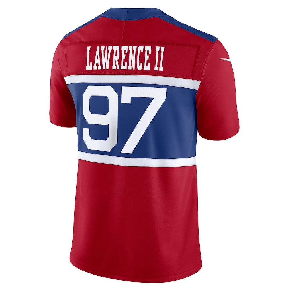 NY.Giants #97 Dexter Lawrence II Red Vapor F.U.S.E. Limited Jersey