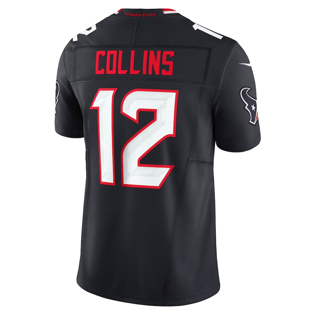 H.Texans #12 Nico Collins Navy Vapor F.U.S.E. Limited Jersey