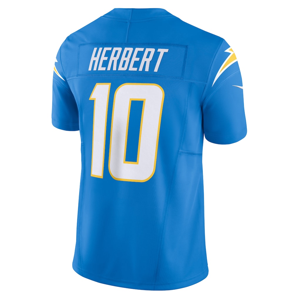 LA.Chargers #10 Justin Herbert Powder Blue Vapor F.U.S.E. Limited Jersey