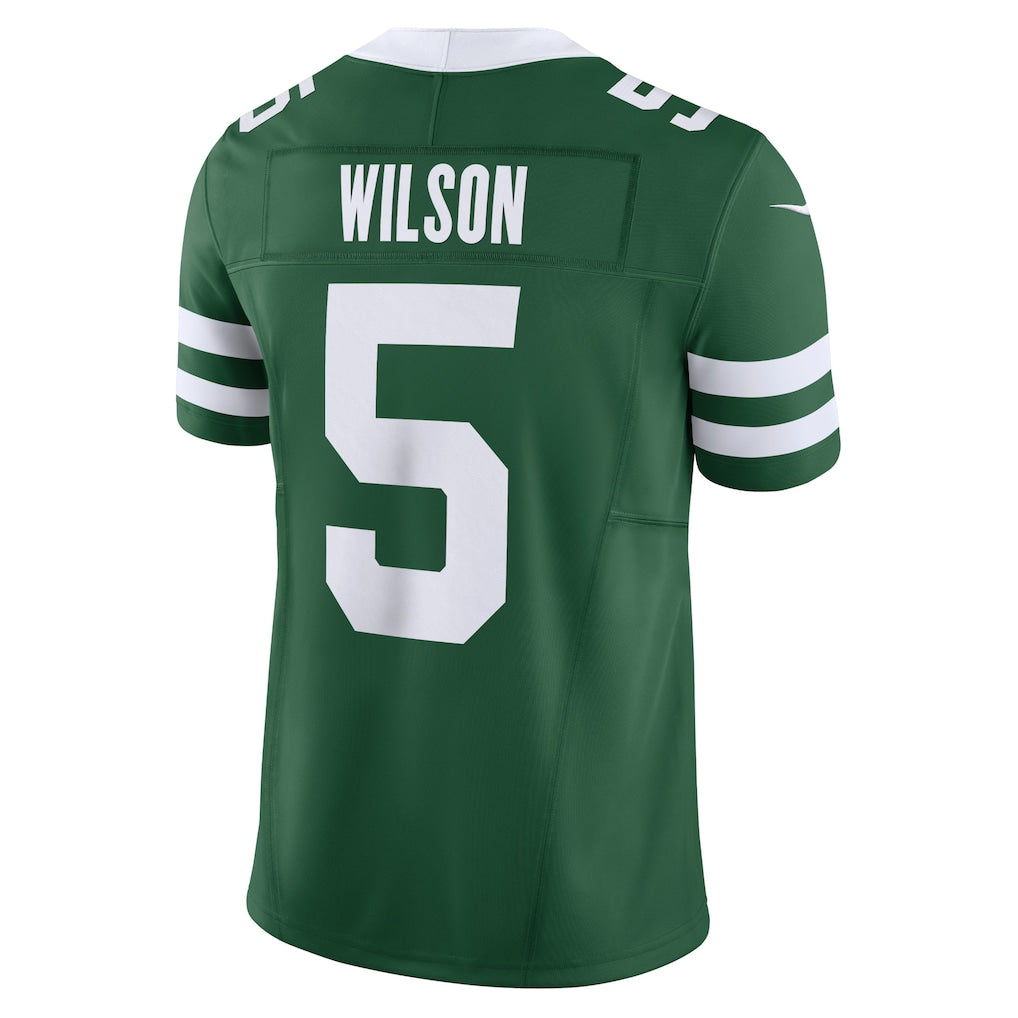 NY.Jets #5 Garrett Wilson Green Vapor F.U.S.E. Limited Jersey