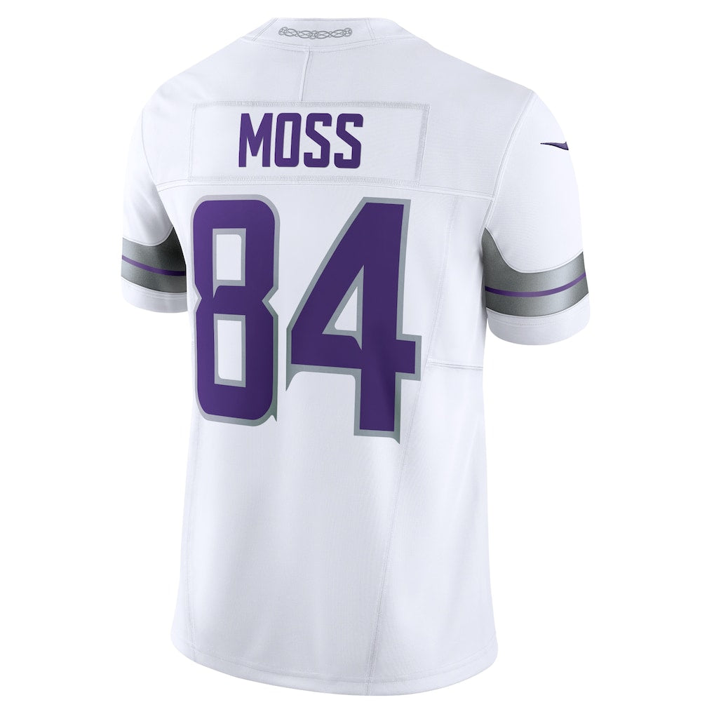 M.Vikings #84 Randy Moss White Vapor F.U.S.E. Limited Jersey