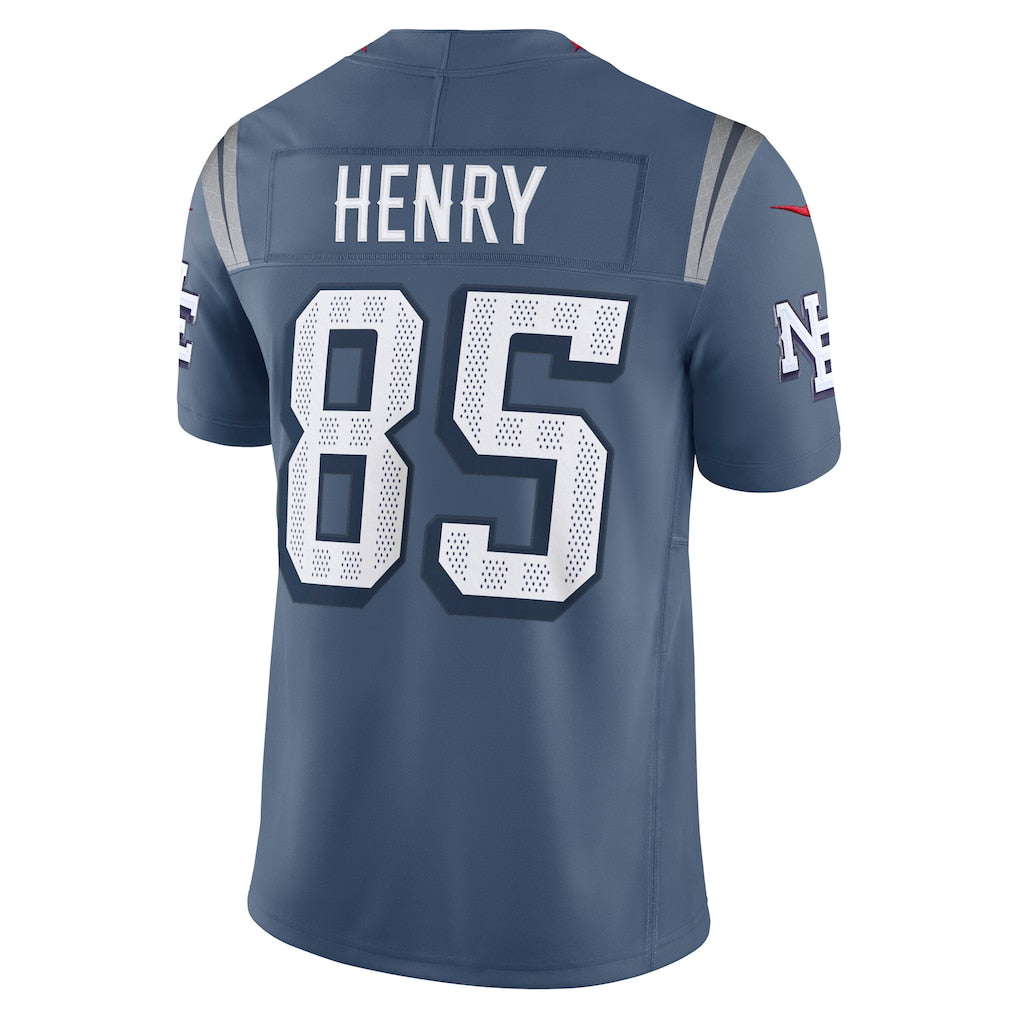 NE.Patriots #85 Hunter Henry Storm Blue Vapor F.U.S.E. Limited Jersey