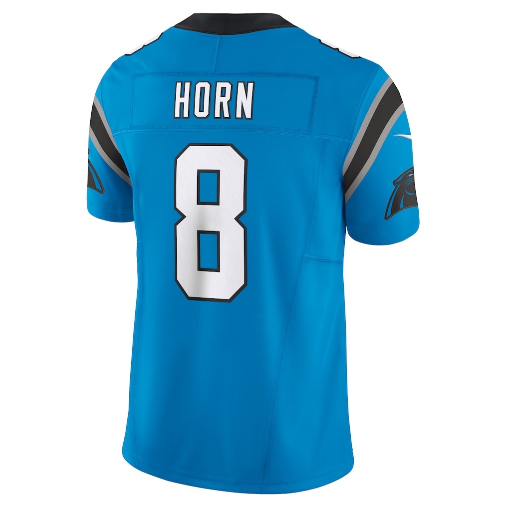C.Panthers #8 Jaycee Horn Blue Vapor F.U.S.E. Limited Jersey