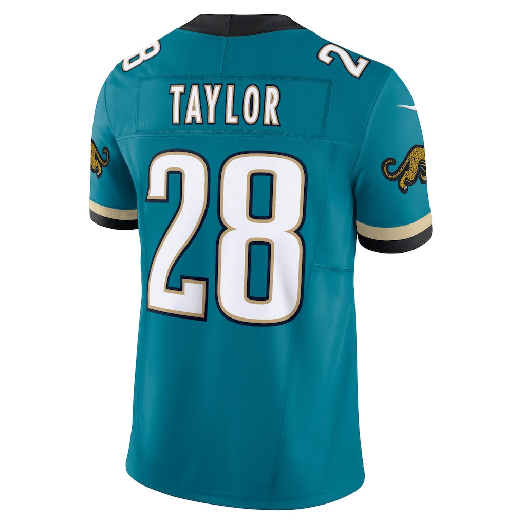 J.Jaguars #28 Fred Taylor Teal Vapor F.U.S.E. Limited Jersey