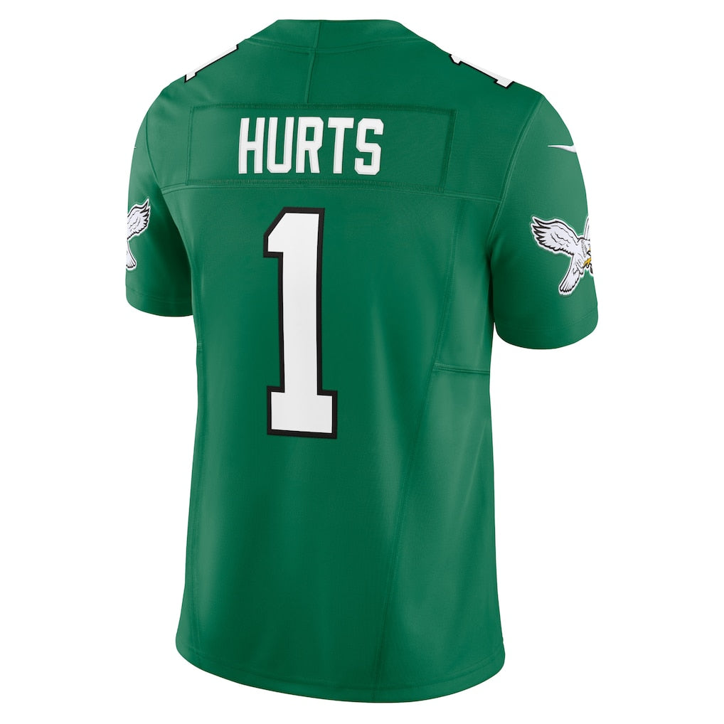 P.Eagles #1 Jalen Hurts Midnight Green Vapor F.U.S.E. Limited Jersey