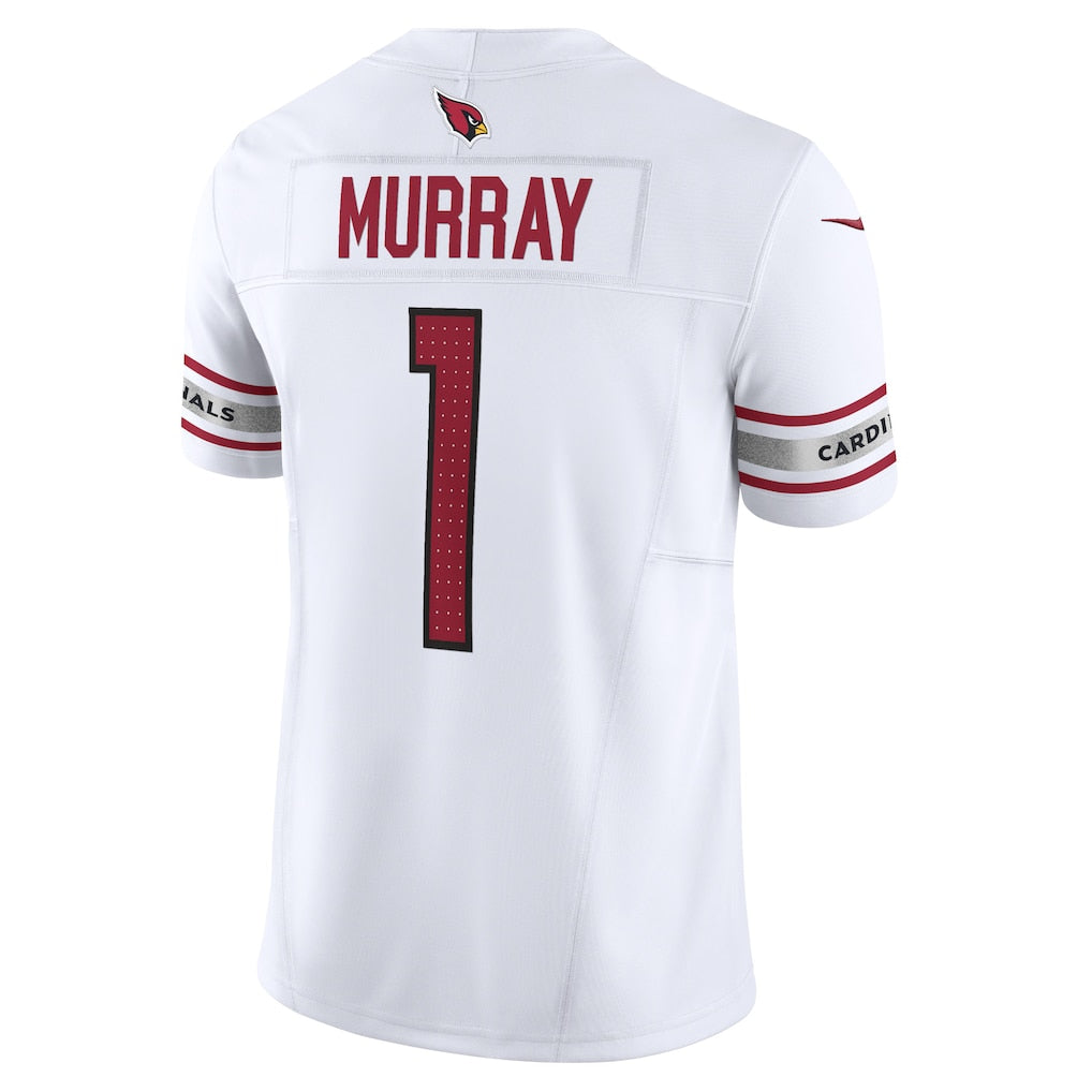 A.Cardinals #1 Kyler Murray White Vapor F.U.S.E. Limited Jersey