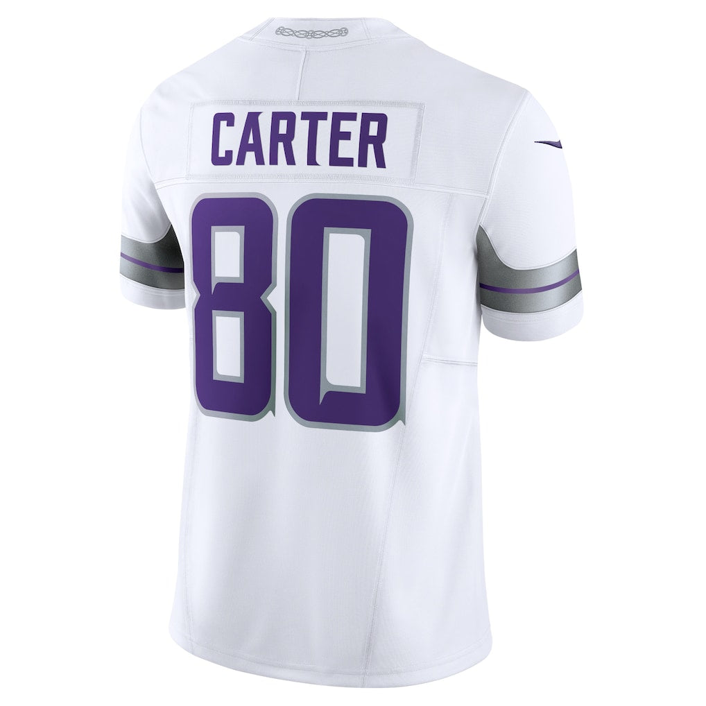 M.Vikings #80 Cris Carter White Vapor F.U.S.E. Limited Jersey