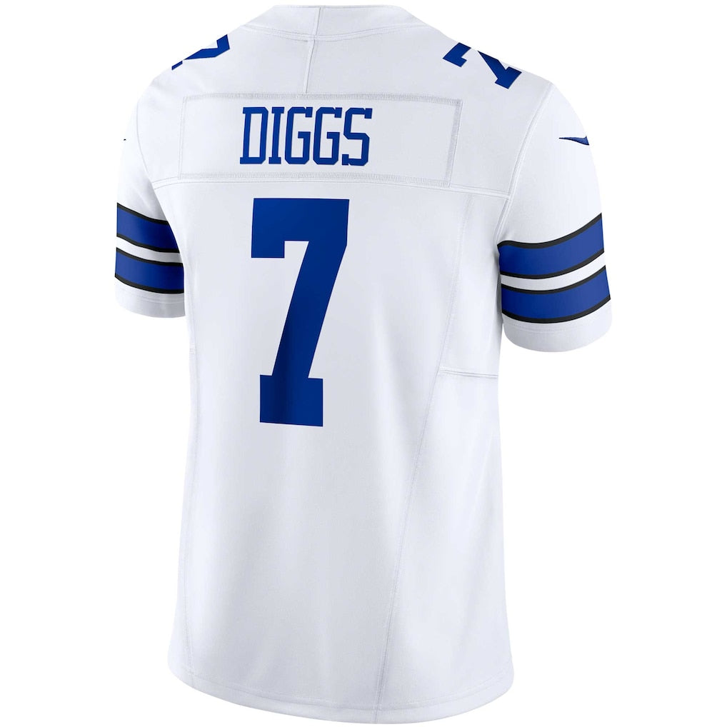 D.Cowboys #7 Trevon Diggs White Vapor F.U.S.E. Limited Jersey