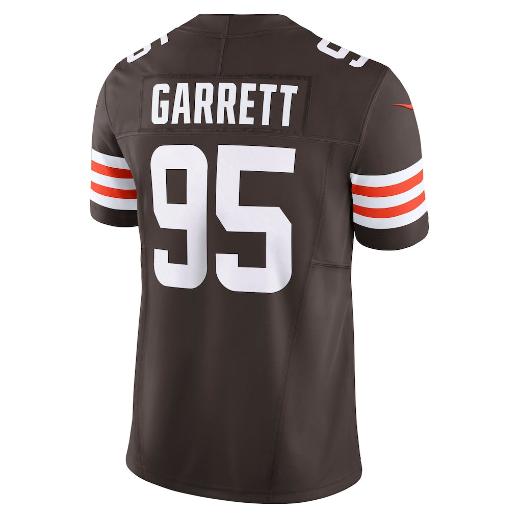 C.Bengals #95 Myles Garrett Brown Vapor F.U.S.E. Limited Jersey
