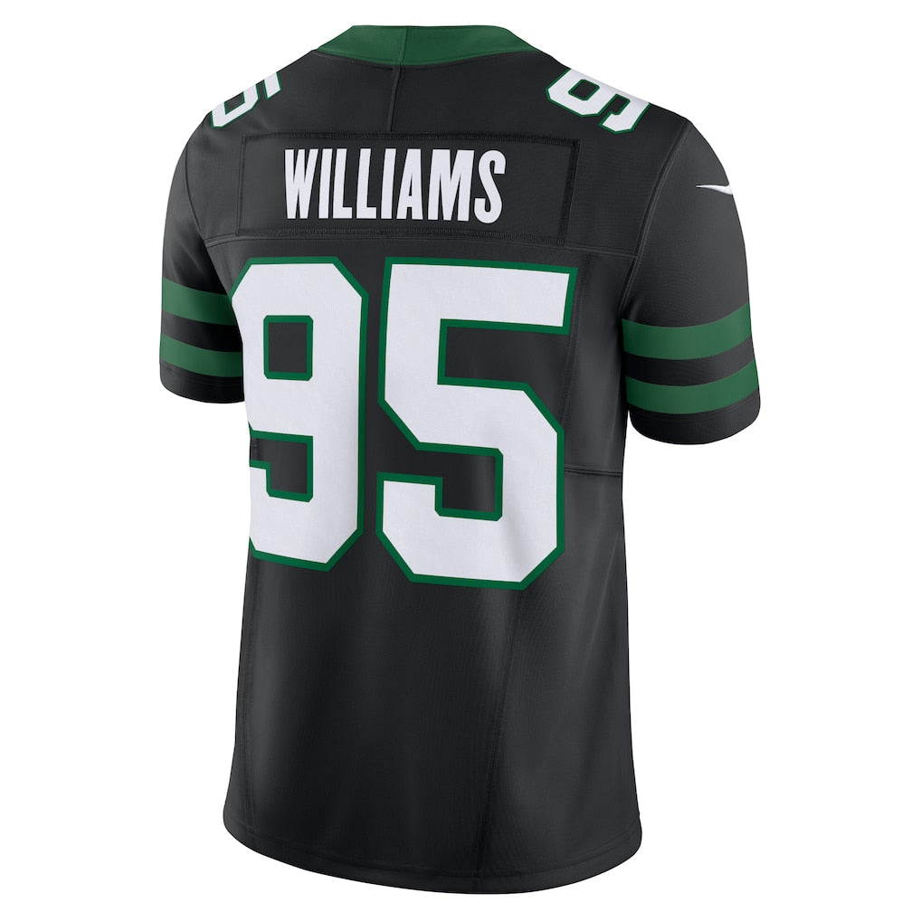 NY.Jets #95 Quinnen Williams Black Vapor F.U.S.E. Limited Jersey