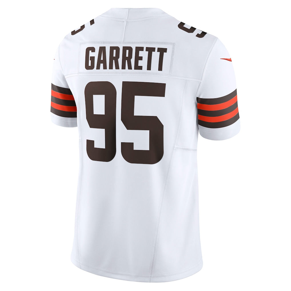 C.Bengals #95 Myles Garrett White Vapor F.U.S.E. Limited Jersey