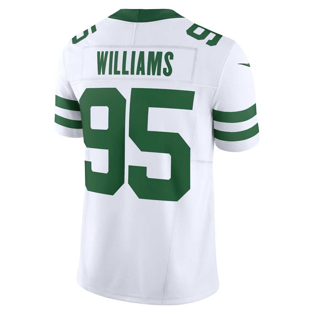 NY.Jets #95 Quinnen Williams White Vapor F.U.S.E. Limited Jersey