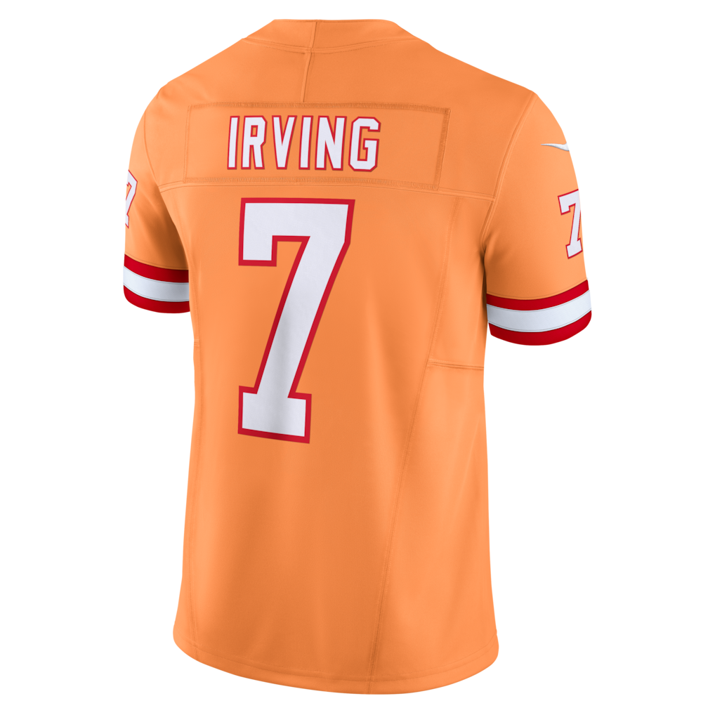 TB.Buccaneers #7 Bucky Irving Orange Vapor F.U.S.E. Limited Jersey
