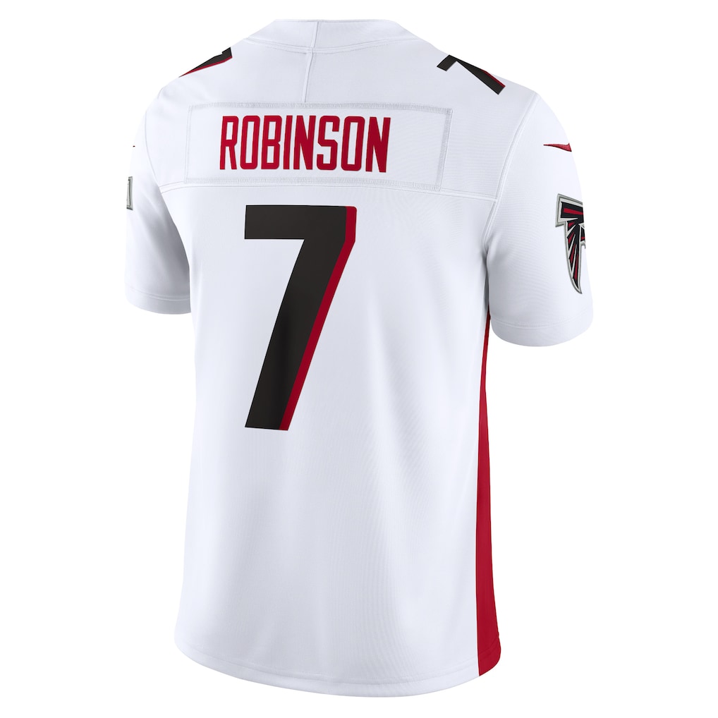 A.Falcons #7 Bijan Robinson White Vapor F.U.S.E. Limited Jersey