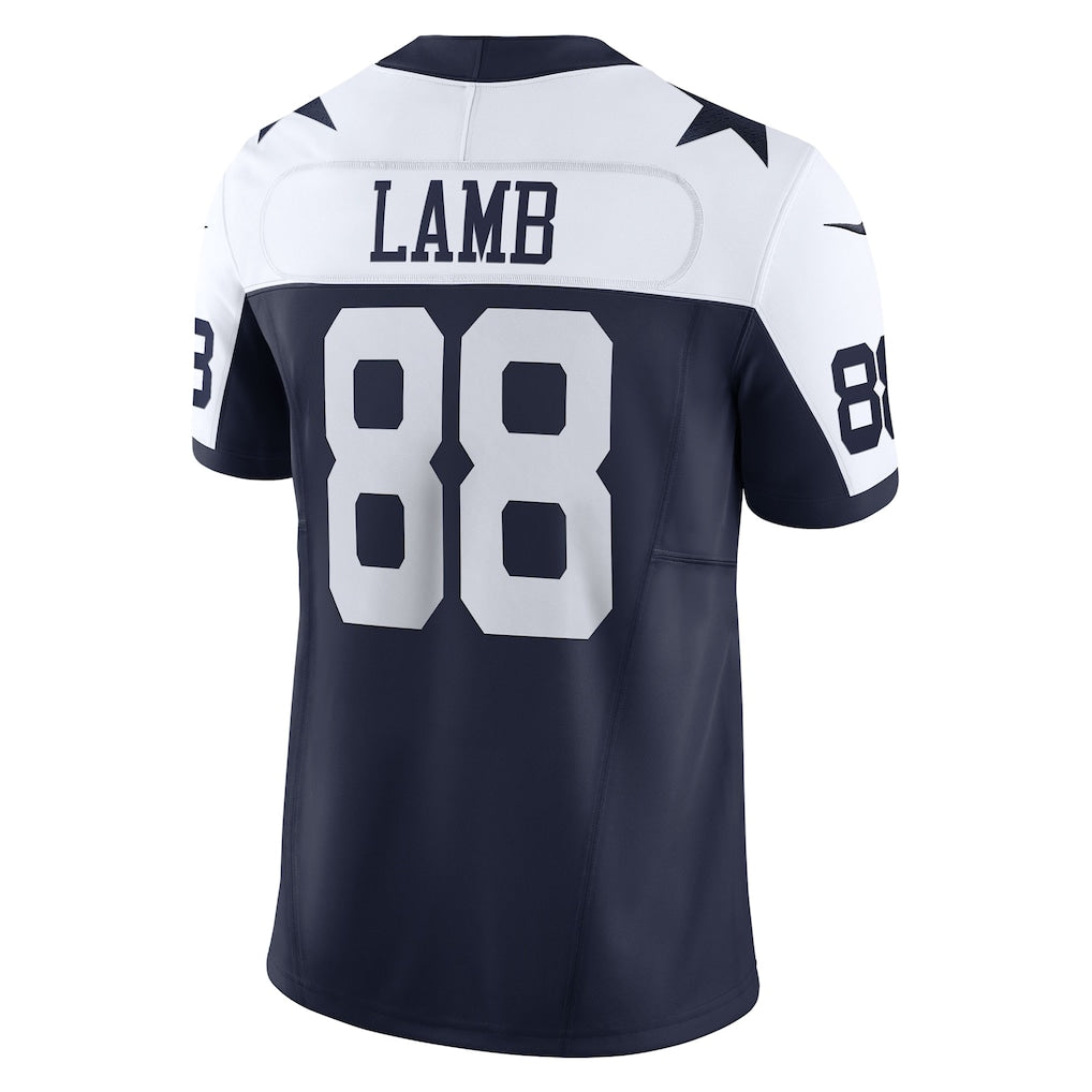 D.Cowboys #88 CeeDee Lamb Navy Vapor F.U.S.E. Limited Jersey