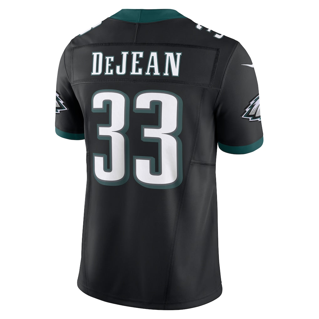 P.Eagles #33 Cooper DeJean Black Vapor F.U.S.E. Limited Jersey