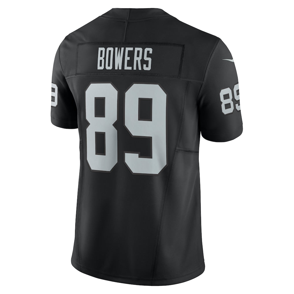 LV.Raiders #89 Brock Bowers Black Vapor F.U.S.E. Limited Jersey