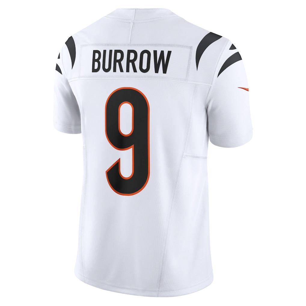 C.Bengals #9 Joe Burrow White Vapor F.U.S.E. Limited Jersey