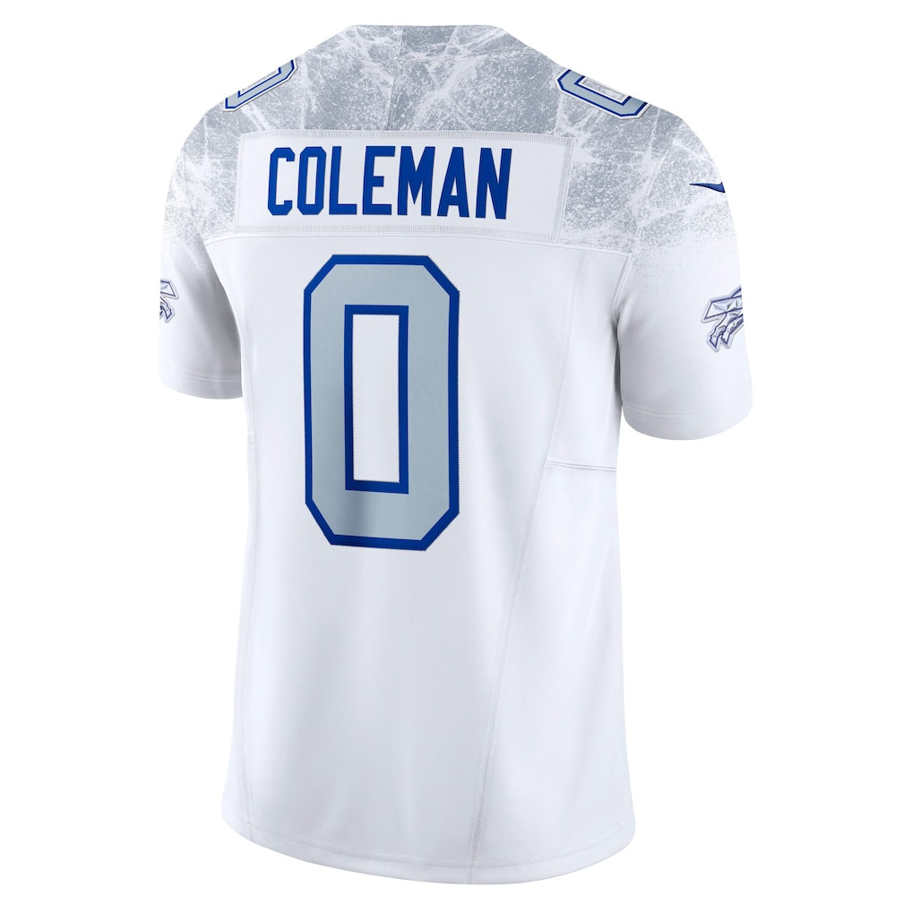 B.Bills #0 Keon Coleman White Vapor F.U.S.E. Limited Jersey