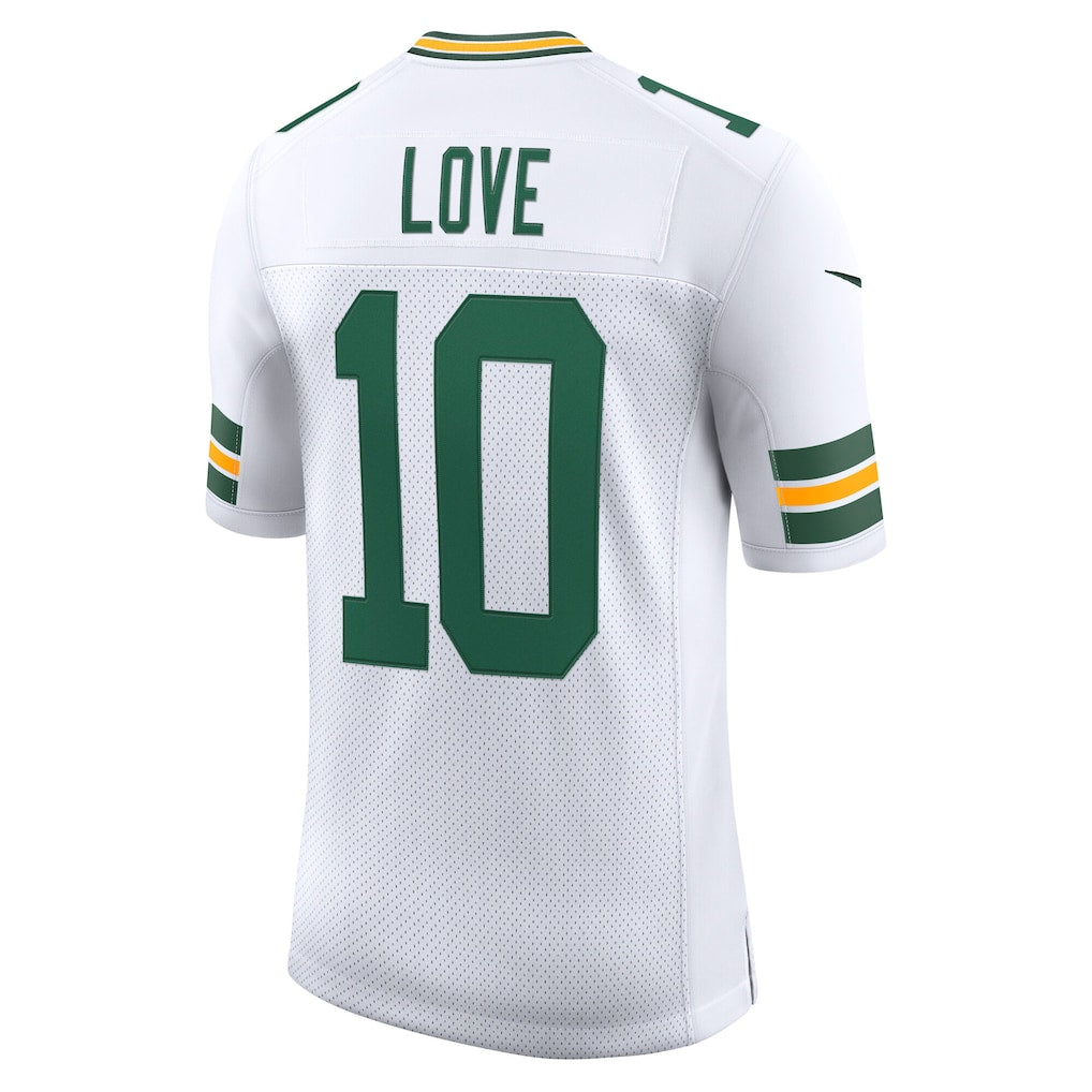 GB.Packers #10 Jordan Love White Vapor F.U.S.E. Limited Jersey
