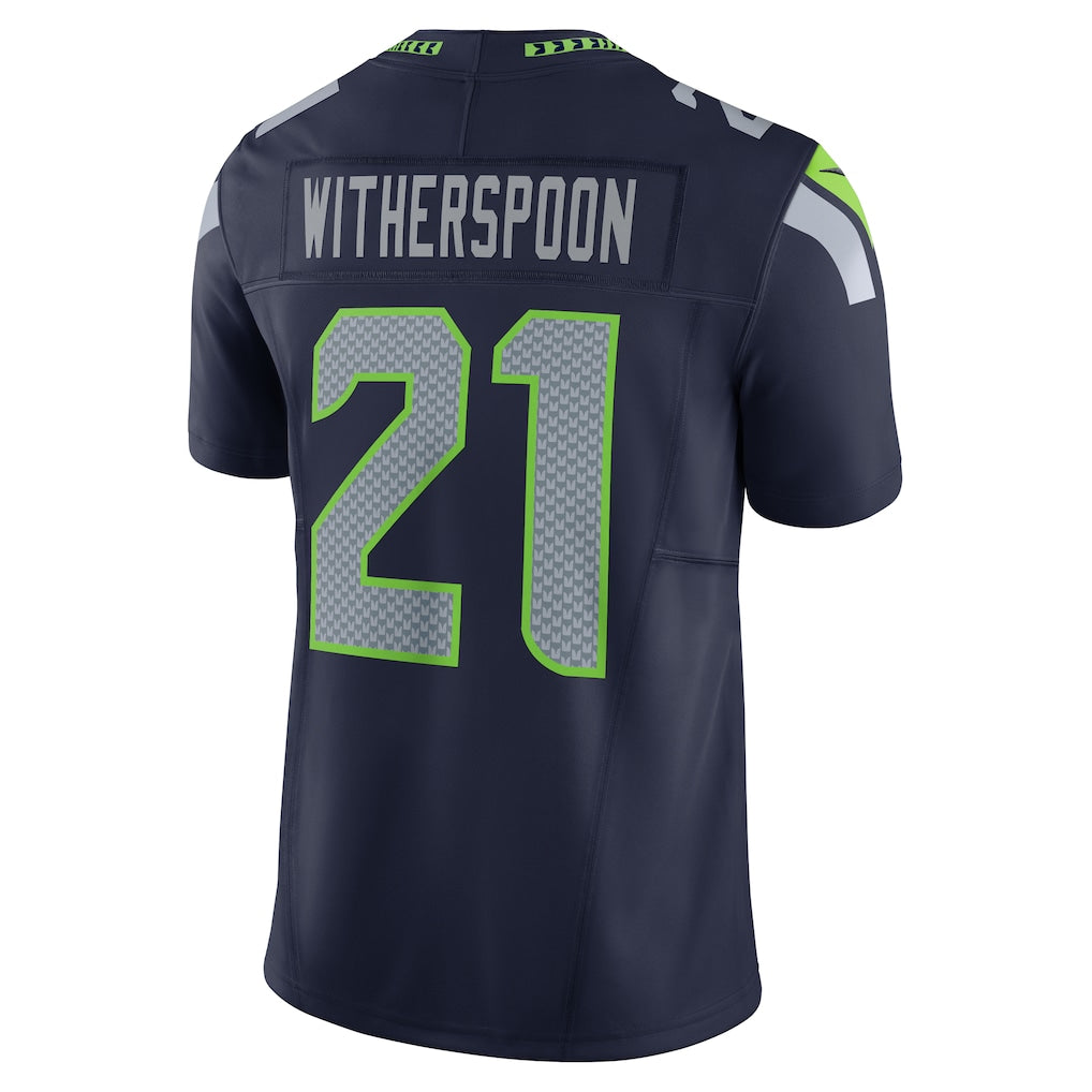 S.Seahawks #21 Devon Witherspoon College Navy Vapor F.U.S.E. Limited Jersey