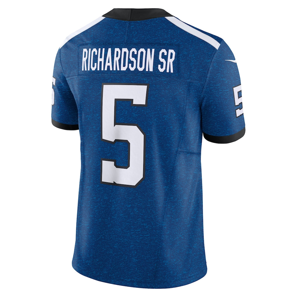 IN.Colts #5 Anthony Richardson Sr. Royal Vapor F.U.S.E. Limited Jersey