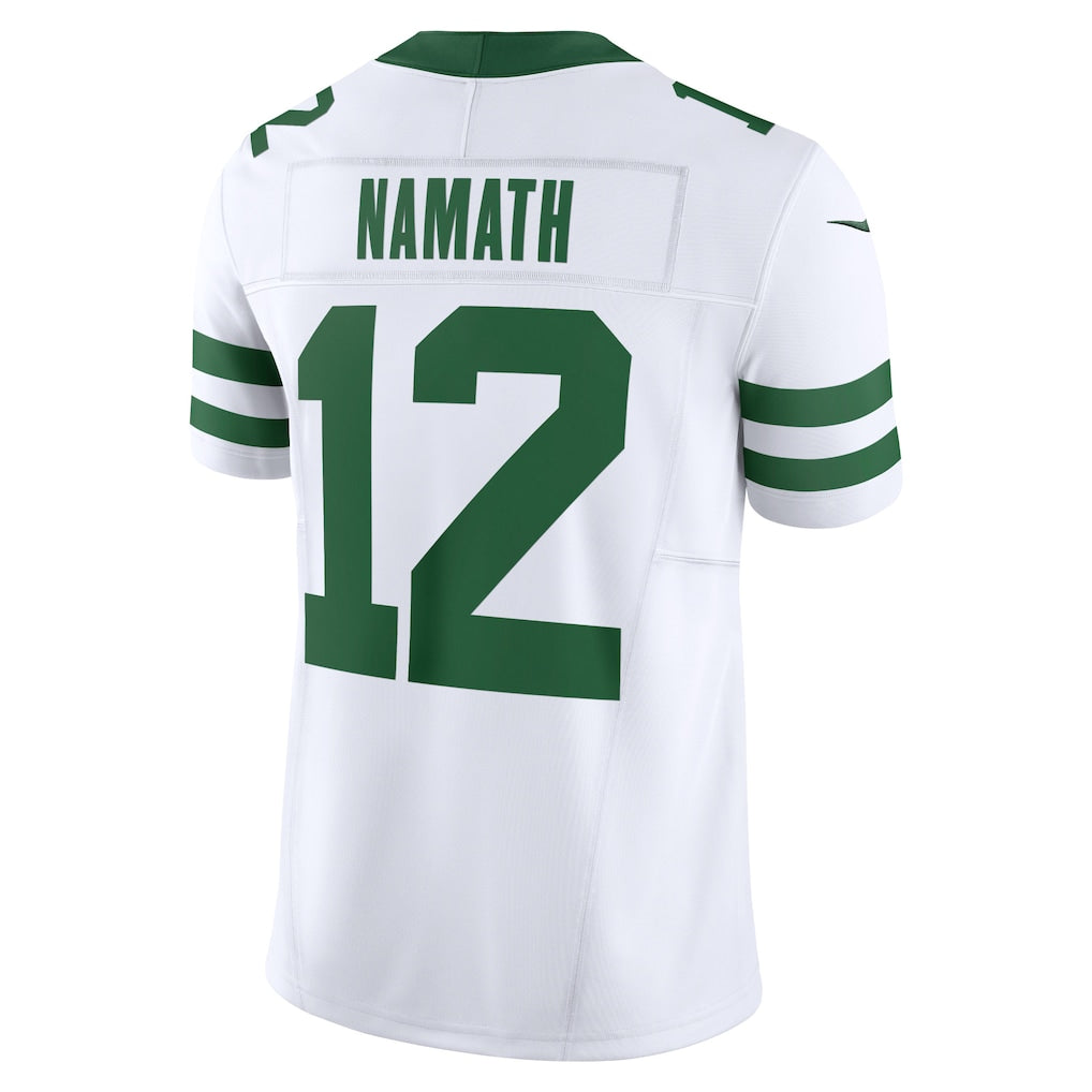 NY.Jets #12 Joe Namath White Vapor F.U.S.E. Limited Jersey