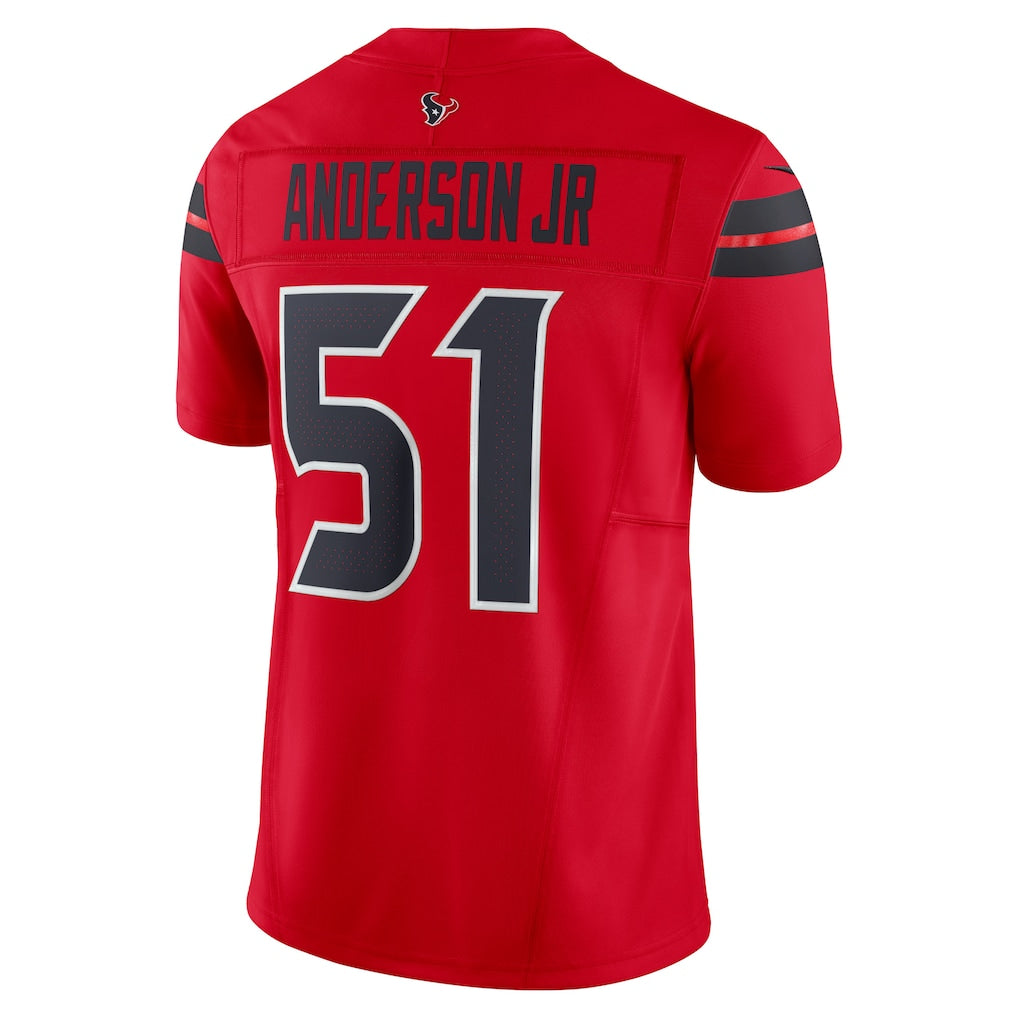 H.Texans #51 Will Anderson Jr. Red Vapor F.U.S.E. Limited Jersey