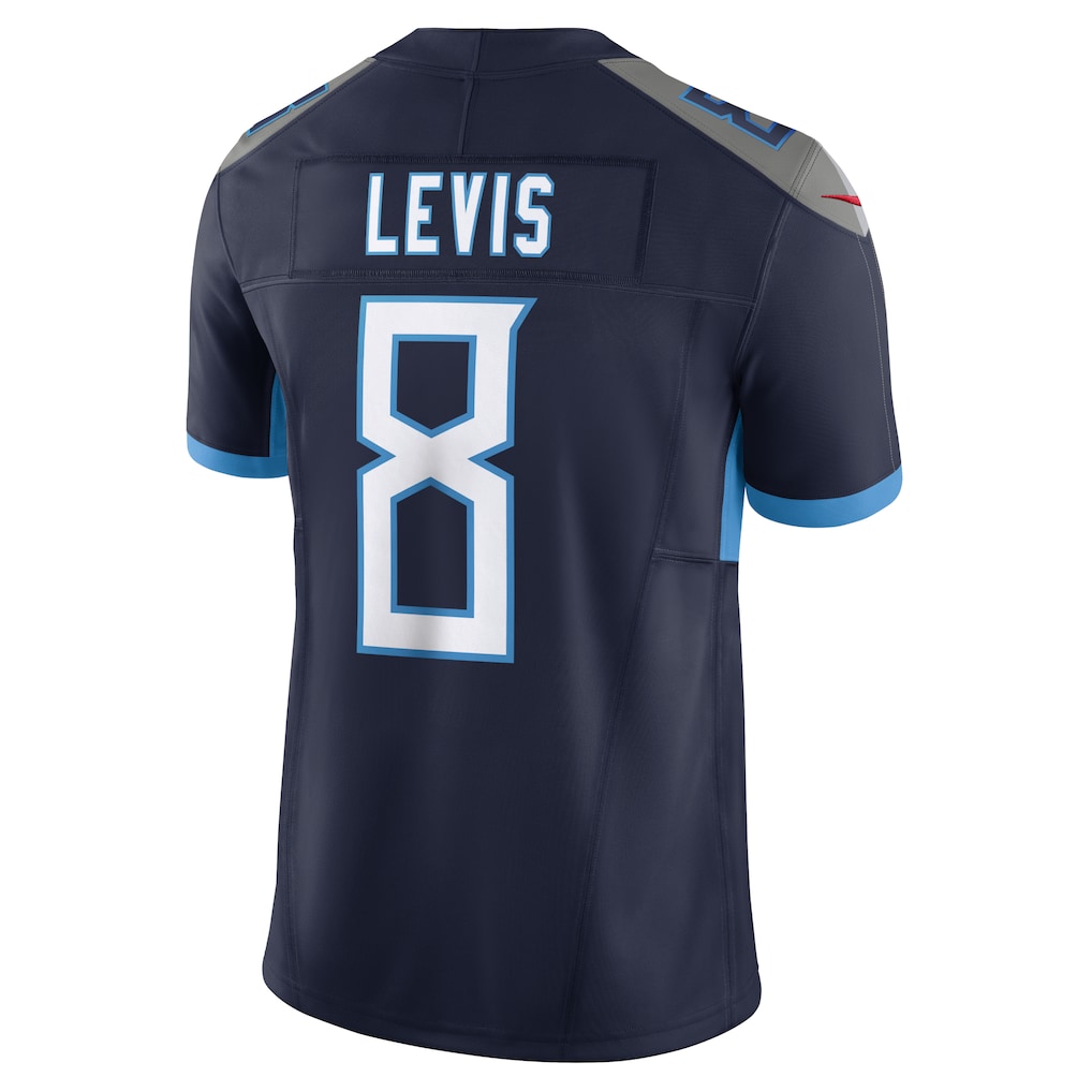 T.Titans #8 Will Levis Navy Vapor F.U.S.E. Limited Jersey
