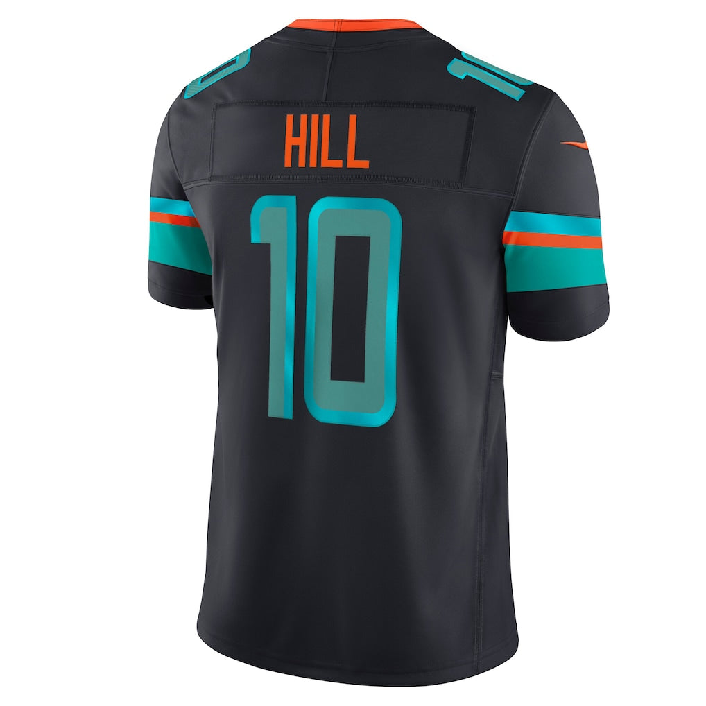 M.Dolphins #10 Tyreek Hill Pitch Blue Vapor F.U.S.E. Limited Jersey