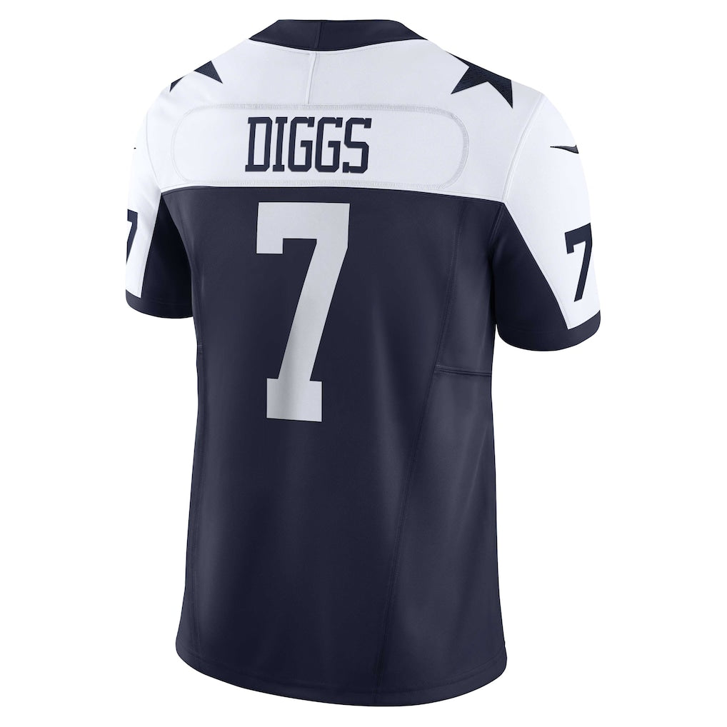 D.Cowboys #7 Trevon Diggs Navy Vapor F.U.S.E. Limited Jersey