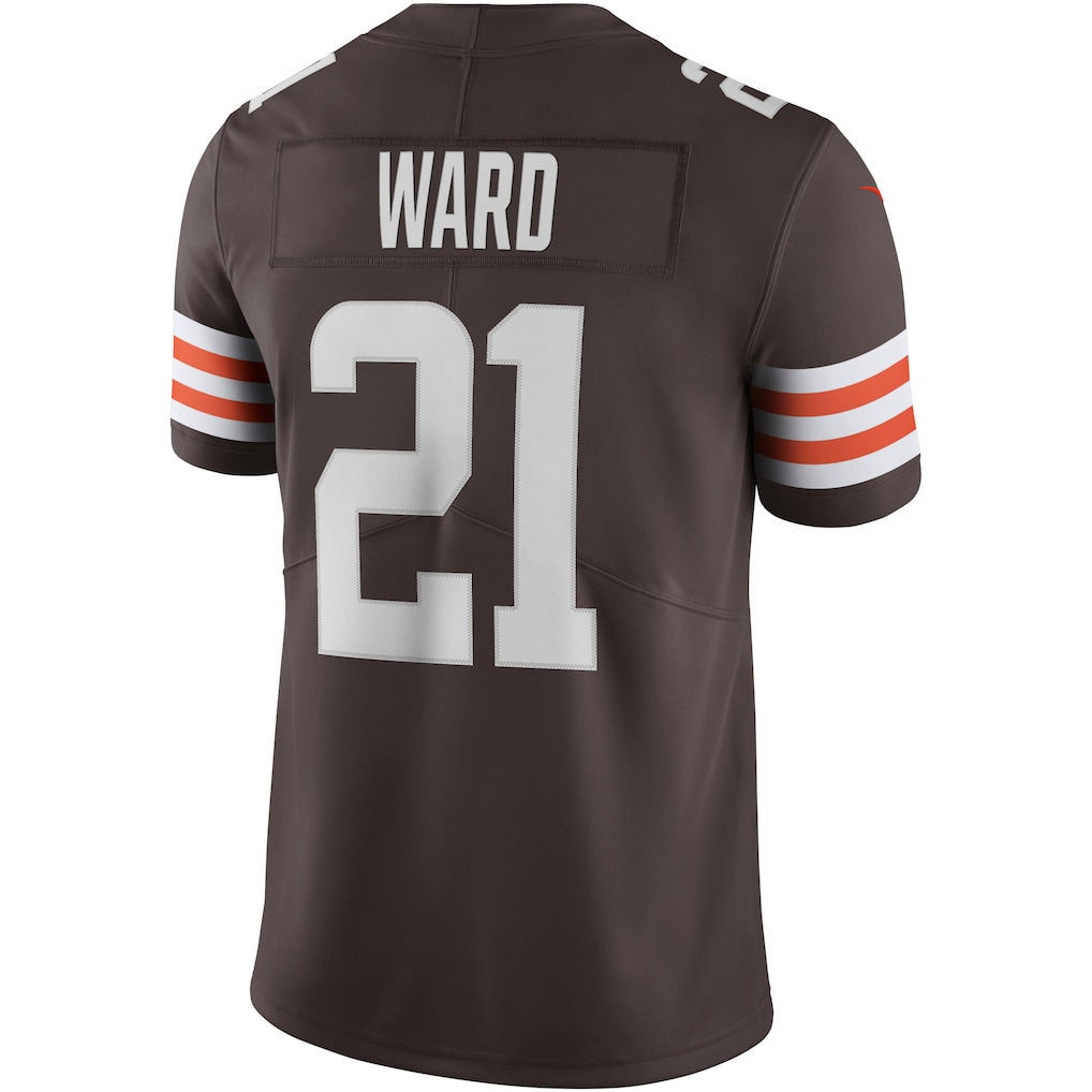 C.Bengals #21 Denzel Ward Brown Vapor F.U.S.E. Limited Jersey