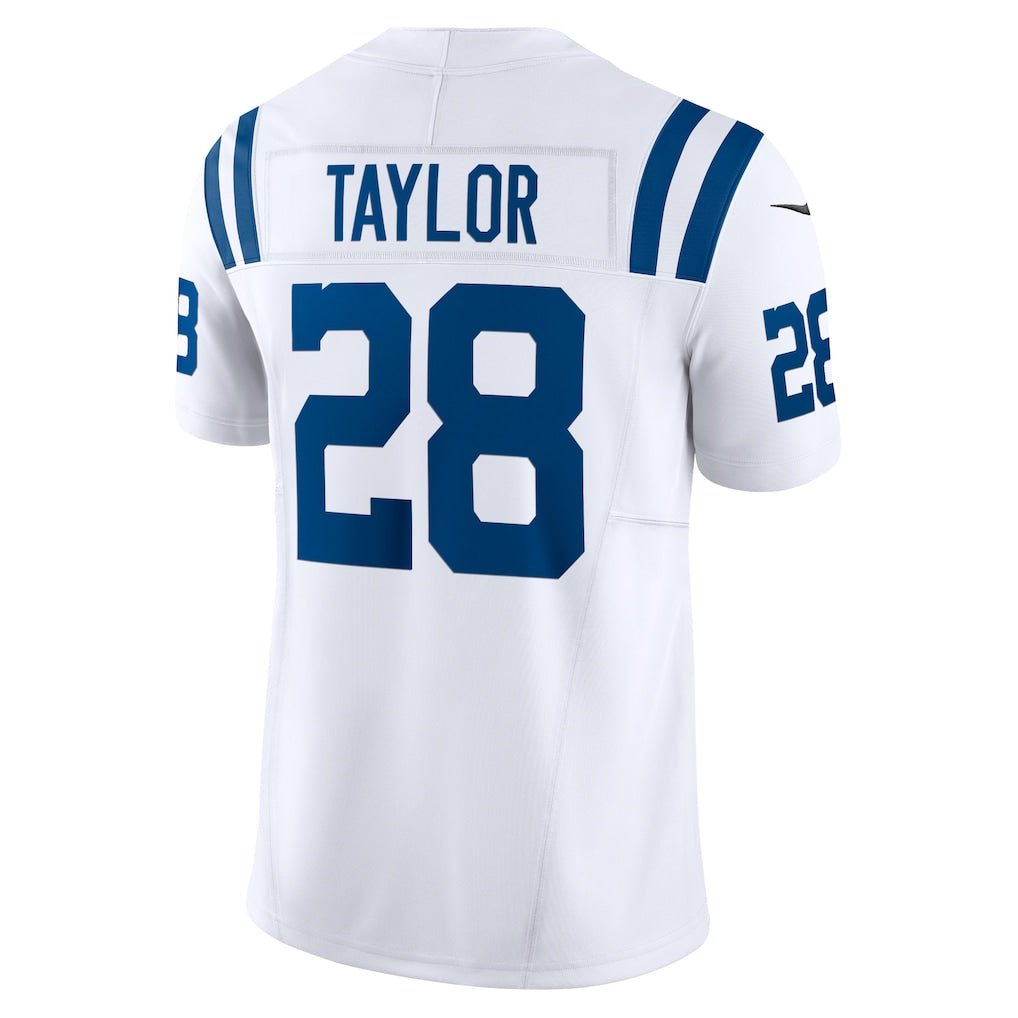 IN.Colts #28 Jonathan Taylor White Vapor F.U.S.E. Limited Jersey