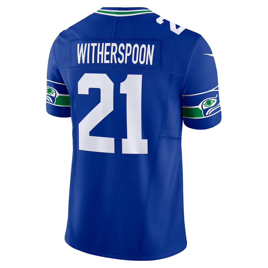 S.Seahawks #21 Devon Witherspoon Royal Vapor F.U.S.E. Limited Jersey