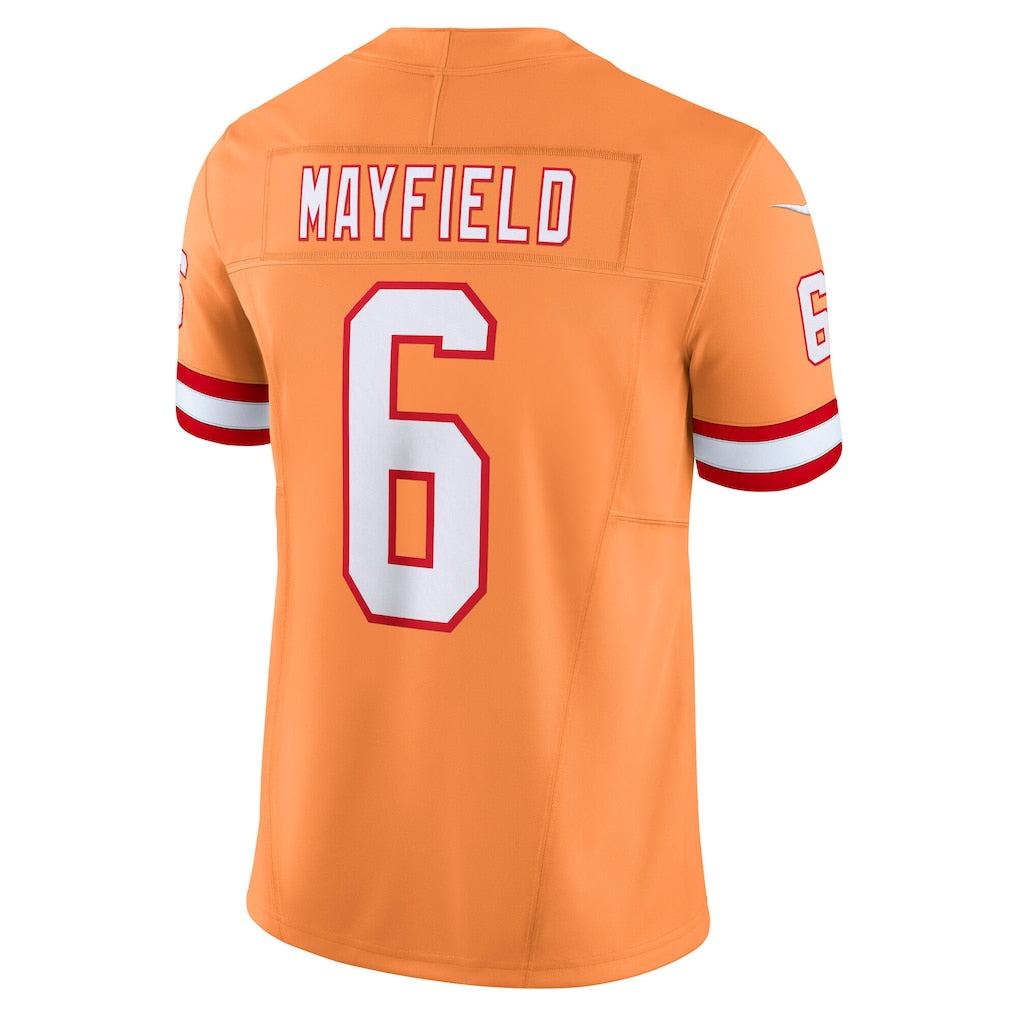 TB.Buccaneers #6 Baker Mayfield Orange Vapor F.U.S.E. Limited Jersey