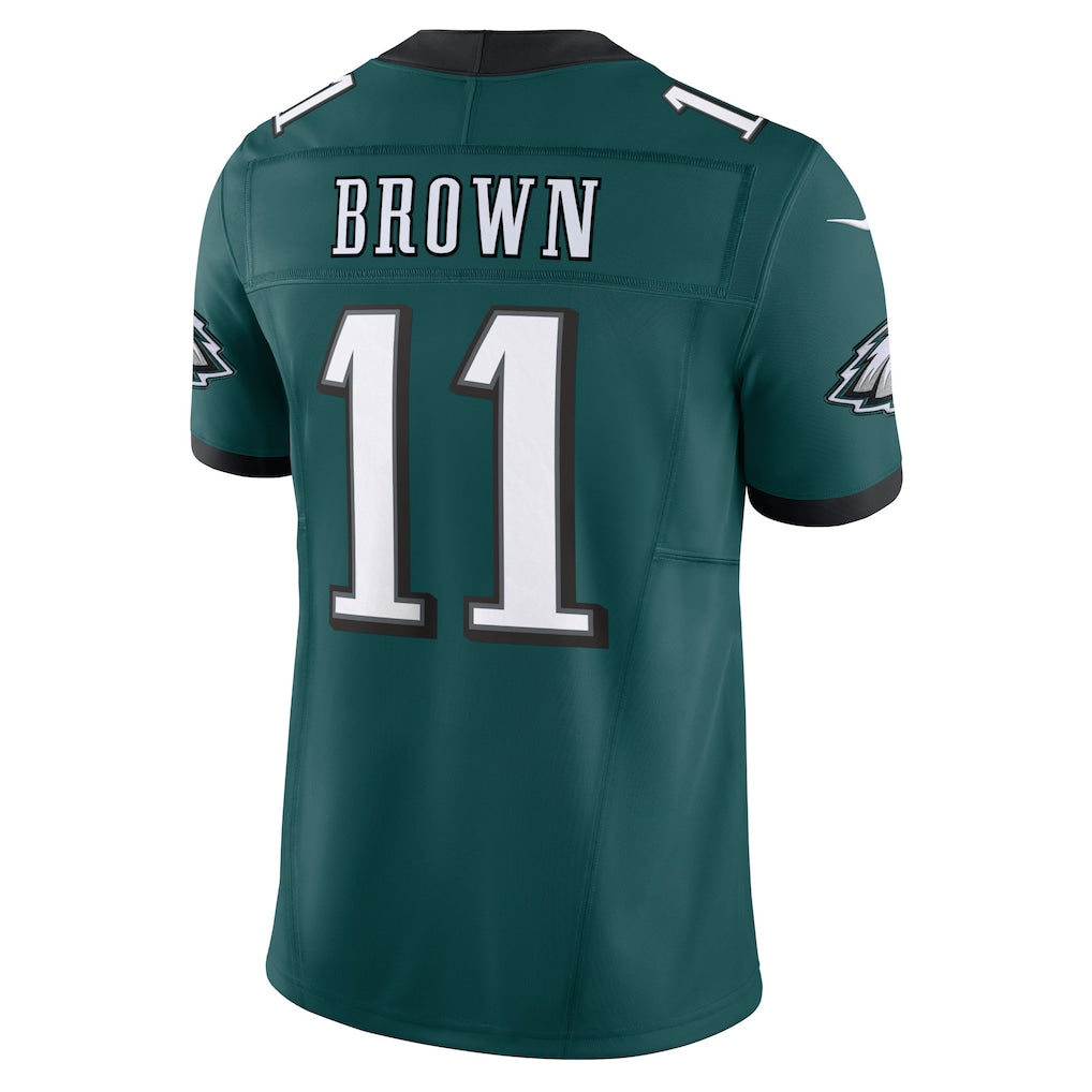 P.Eagles #11 A.J. Brown Midnight Green Vapor F.U.S.E. Limited Jersey