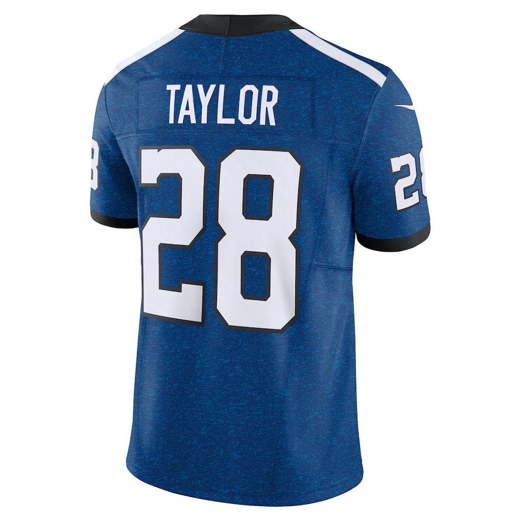 IN.Colts #28 Jonathan Taylor Blue Vapor F.U.S.E. Limited Jersey