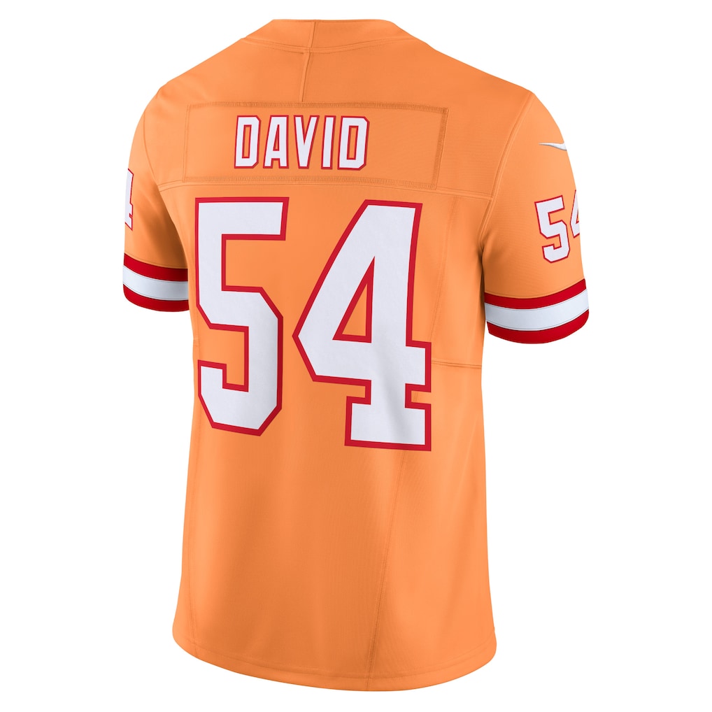 TB.Buccaneers #54 Lavonte David Orange Vapor F.U.S.E. Limited Jersey
