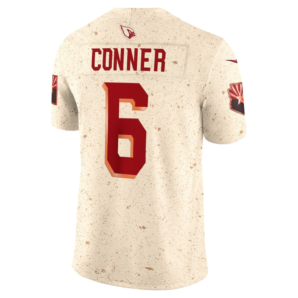 A.Cardinals #6 James Conner Natural Vapor F.U.S.E. Limited Jersey
