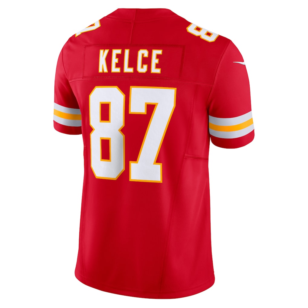 KC.Chiefs #87 Travis Kelce Red Vapor F.U.S.E. Limited Jersey