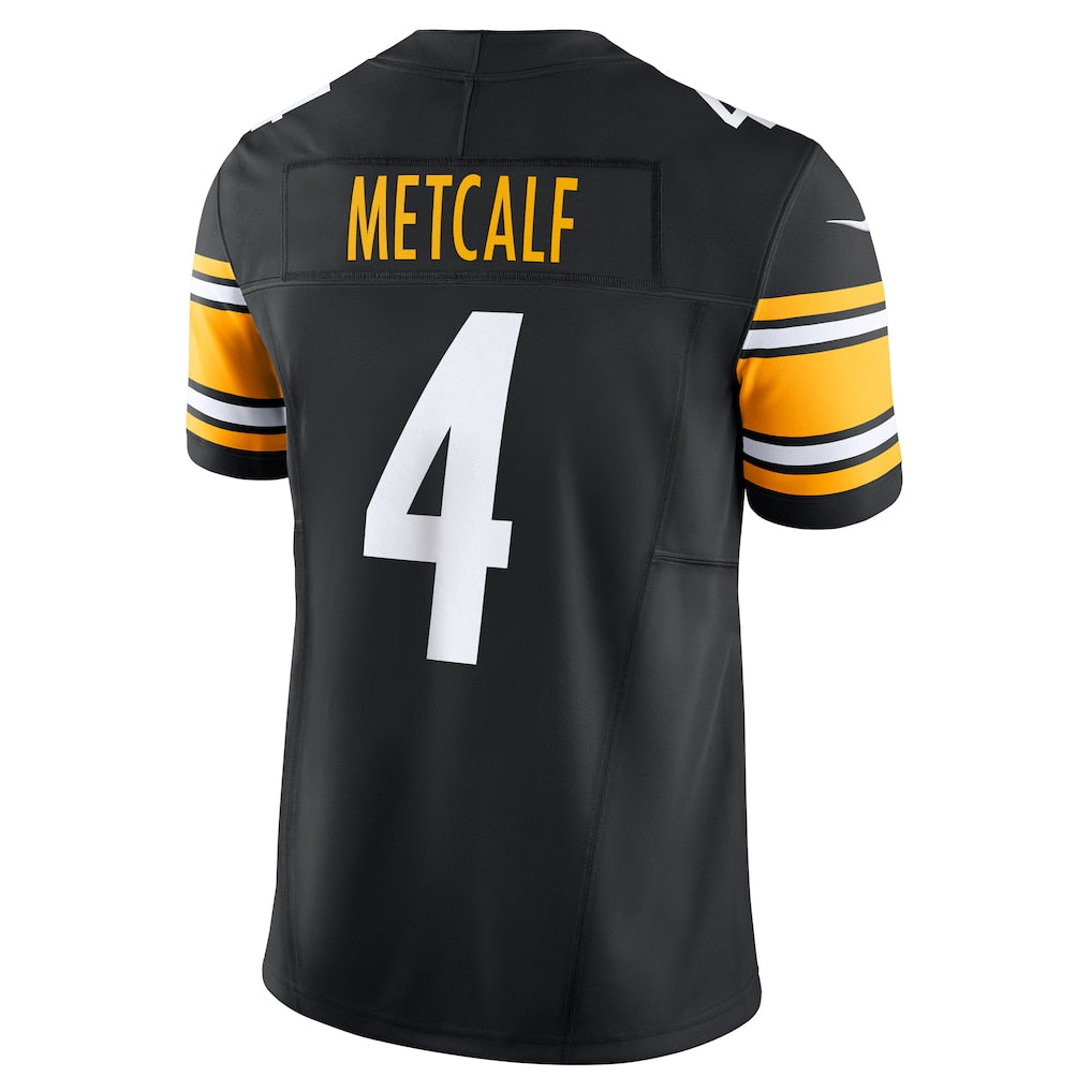 P.Steelers #4 DK Metcalf Black Vapor F.U.S.E. Limited Jersey